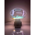 thumbnail image 6 of American Football Sports Fan Team Sports Themed Ball Lamp Night Light LED Personalized Free Name Room Man Cave Decor 16 Colors & Remote, Made in America! (Los Angeles), 6 of 8