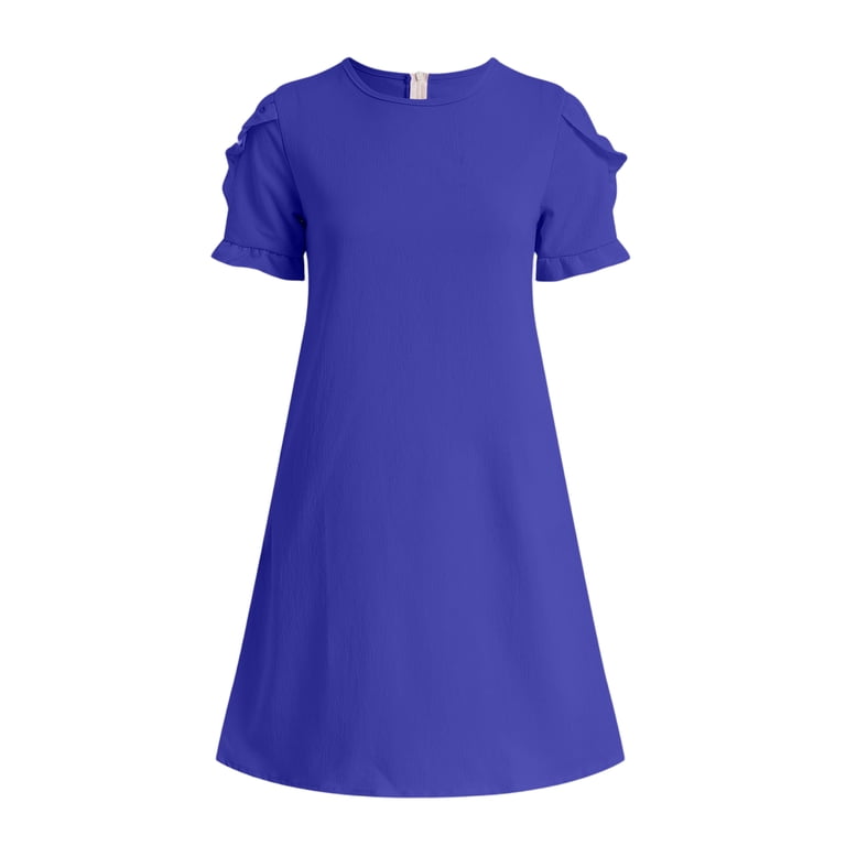 cute summer dresses size 14 XADYUY Girls Summer Dress Size 14-16 Casual Solid Color Short Sleeve Girls Long Dresses Cute Crew Neck Sundresses Swing Dresses with Pocketss 5-6 Years,White