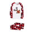 thumbnail image 2 of Pyjamas pour Adolescentes Parent-Enfant Ensemble de Noël Chaud Imprimé Tenue d'Intérieur Pyjamas Ensemble Deux Pièces pour Enfant Pyjamas de Noël Assortis en Liquidation, 2 of 6
