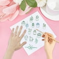 thumbnail image 4 of Potted Plant Cactus Clear Rubber Stamp Cute Flowers Transparent Silicone Seals Stamp for Journaling Card Making DIY Scrapbooking Handmade Photo Notebook 6.3 x 4.3inch DIY, 4 of 8