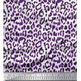 thumbnail image 1 of Soimoi Rayon Fabric Leopard Animal Skin Printed Fabric 1 Yard 56 Inch Wide, 1 of 1