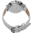 thumbnail image 5 of Women's Quartz Diamond Interchangeable Leather White Strap Watch, 5 of 6