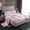 Green White Pink, variant on jejeloiu Christmas Snowmen Bed Sheets,Geometric Stripes Lines King Sheets,Pink White Gray Sheet Set For Girls Boys,Reathable Home Decor,4-Piece