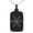 Black, variant on Gold Plated Stainless Steel Galaxy Snowflake Engraved Small Rectangle Dog Tag Charm Pendant Necklace
