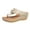Beige, variant on Ruyang Women Sandals Shoes Comfortable Flip Flops for Women with Arch Support Summer Casual Wedge Rhinestone Sandals for Women