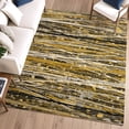 thumbnail image 6 of Addison Rugs Mayfield Premium Machine Washable Transitional Stripes Brown Rectangle Rug, 8' x 10', 6 of 6