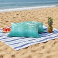 thumbnail image 5 of Outdoor Pillow Cover Ocean Summer Sunlight Set of 2 Waterproof Throw Pillowcases Seawater Green Wave Decorative Patio Furniture Pillows for Couch Garden Indoor & Outdoor Use, 5 of 9