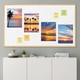 thumbnail image 4 of PixonSign Frameless Wall Art Tropical Palm Tree Beach Ocean Sea Sunset Prints, Set of 4 Sea Landscape Wall Decors, Nature Wall Décor, Adhesive Canvas Poster, Modern Home Artwork - 11"x14", 4 of 5