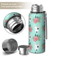 thumbnail image 2 of 20 Oz Bull Terrier Dog and Flower Florals Coffee Tumbler Double Wall Insulated Stainless Steel Water Bottle | Metal Reusable Thermoses Flask with Cup Cap | Leak & Sweat Proof with Anti-Dust Lid, 2 of 7