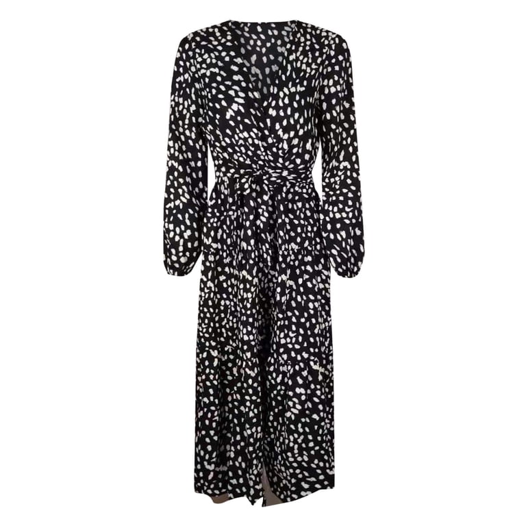 leopard print graduation dress Sparkly Leopard-Print Jersey Prom Dress Style 89401