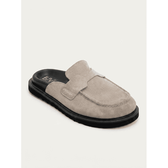 Laven - Zuecos de ante beige beige 22 CM