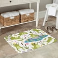 thumbnail image 7 of Honeii Cartoon Frogs Pattern Door Mat, Welcome Door Mats Outdoor Indoor, Stain and Fade Resistant, Non-Slip Entry Matfor Bedroom, Bathroom, Kitchen, 7 of 7