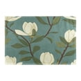 thumbnail image 3 of Elegant White Magnolia Branches Reversible Placemat Set of 4 Non Slip Coffee Mats 18x12 Inch for Dining, Kitchen, Coffee, 3 of 9