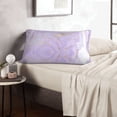 thumbnail image 6 of Susaid Lavender Glitter Foil Stripes Print Pillowcases Multiple Size, Pillow Cover Super Soft Envelope Closure Standard Pillow Case-14"x20", 6 of 6