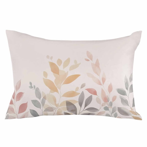 Botanical Eucalyptus Leaves Plant Body Pillow Cover, Pillowcase Protectors with Zipper, Breathable Decorative Throw Pillow Case Cover, Pillow Shams for Couch Sofa 24x36Inch
