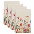 thumbnail image 2 of Pink Orange Teal Spring Floral Kitchen Towels Set of 4, Watercolor Botanical Summer Flowers Absorbent Dish Towels for Kitchen, Microfiber Hand Towel, Quick Drying Tea Towel for Cleaning Dishcloths, 2 of 7