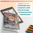 thumbnail image 3 of NETHOUSE Fairies And Baby Dragons Coloring Book Spiral Bound For Adults, A5 Wooden Cover, 30 Delightful Coloring Pages of Mythical Fairies and Baby Dragons for Stress Relief and Relaxation, 3 of 6