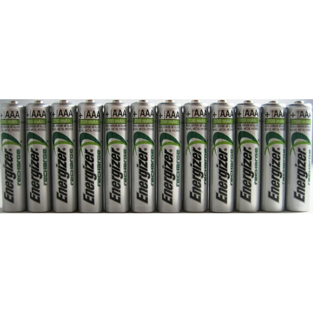 12 x New Energizer AAA Rechargeable NiMH Battery 800 mAh 1.2V Walmart