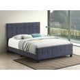 thumbnail image 2 of Fairfield Eastern King Upholstered Panel Bed Dark Grey, 2 of 2