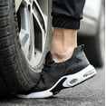 thumbnail image 3 of Steel Toe Cap Shoes Mens Lightweight Puncture-proof Safety Trainers, 3 of 4