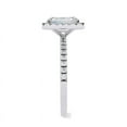 thumbnail image 5 of 1.80 CT Radiant Cut Wedding Anniversary Ring 10k White Gold With Halo Style Anniversary Ring, Lab Grown Diamond Ring For Women, 5 of 5