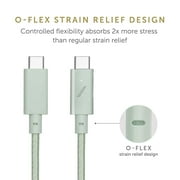 Native Union Desk Cable – USB Type C 8ft Ultra-Strong Non-Slip Fast Charging Cable (Sage)