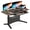 Walnut-Black, variant on ERGONOMIC STANDING DESK with Smart Memory & Cable Management – Adjustable Height Desk for Home Office