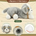thumbnail image 6 of Tezituor 4Pcs Shepherd Dog Stuffed Animals 23.6'' Giant Stuffed Dog with 3 Puppy Plush Toy, 6 of 8