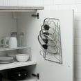 thumbnail image 6 of Organize It All Hanging Lid Organizer Rack, 6 Compartment, Chrome, 6 of 7