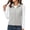 Gray, variant on Fleece Jacket Women Nelozsy Women's Rocking Velvetsleeveless Full Zippered Velvet Top With Zipper Pocket Outdoor Warm Shoulder Light Blue M