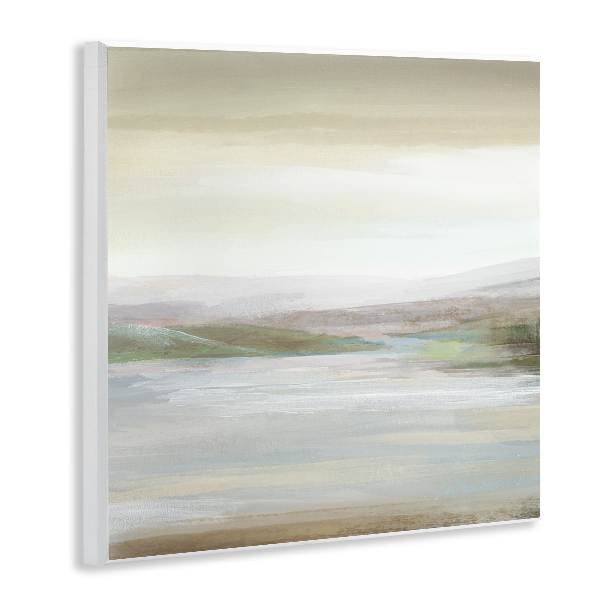 Stupell Industries Calm Atmospheric Landscape Landscape Painting Unframed Art Print Wall Art, 12 x 12