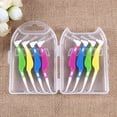 thumbnail image 1 of 8 Pcs/Ensemble Brosse Interproximale pour Enlever les Résidus Dentaires Brosse Dentaire Multifonctionnelle en Forme d'Hippocampe pour Usage Domestique, 1 of 8