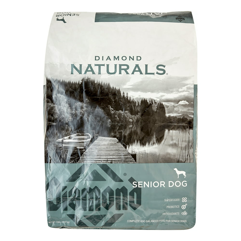Diamond Naturals Senior Dry Dog Food, 35 Lb - Walmart.com - Walmart.com