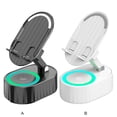 thumbnail image 4 of Seitruly Soporte dual del Presidente de Bluetooth de la función del ABS con ángulo ajustable dual de carga bidireccional Teléfono y Comunicación Negro, 4 of 6