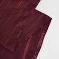 thumbnail image 2 of BalsaCircle 90" x 90" Burgundy Metallic Crinkled Taffeta Square Table Overlay Party Tablecloth, 2 of 8