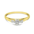 thumbnail image 7 of 14K Yellow Gold Diamond Cluster Ring, 7 of 7