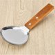 thumbnail image 3 of Kitchen Stainless Steel Rice Spoon Soup Scoop Food Serving Spoons with Wooden Handle Utensil Tableware for Home Restaurant Household (Large Size, 3 of 4