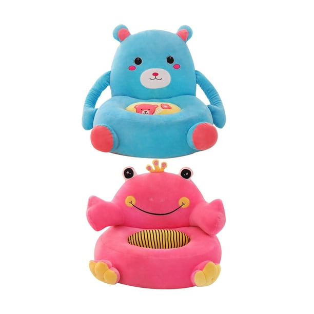 2Pcs Soft Plush Forma Animal Taburete de pie cubierta con silla pierna calcetines rana rosa Sunnimix Cubierta de sillones para niños