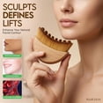 thumbnail image 5 of Premium Lymphatic Contour Face Brush for Sculpting - Lymphatic Drainage Massager - Wooden Tool for Face - Anti-Puffiness - Detox & Lift - Ergonomically Designed to Fit The Skin Precisely, 5 of 8
