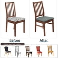 thumbnail image 2 of GalaGab Solid Color Printed Universal Chair Cover, Four Season Washable, Simple and Versatile Dining Chair Seat Cushion Cover, 1/4/6 Set Optional, 2 of 6