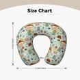 thumbnail image 5 of KLL Mushroom House Insect Frog Pattern Memory Foam Cervical Neck Pillow Versatile U-Shaped Pillows for Home/Office/Camping/Travelling/Soft Washable Cover, 5 of 8