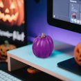 thumbnail image 4 of Cozival Small Realistic Artificial Pumpkin with Vine, Mini Decorative Pumpkin for Fall Home Decor, Thanksgiving ,Table Centerpiece,5x8.5cm, 4 of 7