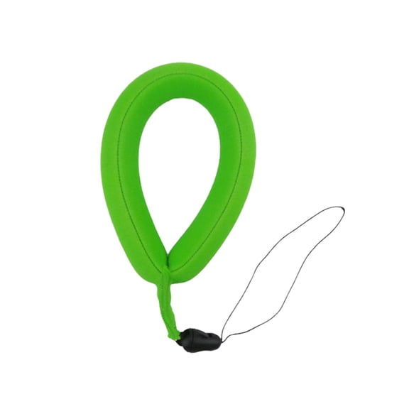 1 Pc Waterproof Float, 7oz Buoyancy Floating Wrist Strap with 2.76" Loop, Foam Flotation Lanyard, Classic Green