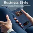 thumbnail image 7 of MonsDirect for 7.6 inch Samsung Galaxy Z Fold 3 5G 2021 Case, Nappa Leather with Flip Folding Magnetic Face Cover, Window Design with Hidden Kickstand Full Protective Case for Galaxy 3, Nappa Blue, 7 of 7