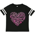 thumbnail image 3 of Inktastic Valentine words in pink Boys or Girls Toddler T-Shirt, 3 of 5
