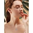 thumbnail image 3 of CACA LADY Frog Necklaces Sterling Silver 925 Frog Lotus Necklace Pendant Frog Jewelry Gifts for Women Wife Friends, 3 of 6