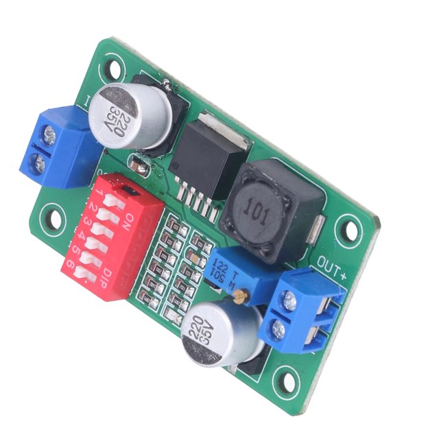Módulo de CC a CC 5 Uds Ajuste PWM Regulador de Potencia Ajustable Módulo de Voltaje 33 V 5V LM2596S-ADJ para Tiras LED ANGGREK Otros