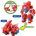 thumbnail image 4 of Super Wings 7” Robots Set Transform Vehicle With 2” Deformation Action Figure Robot  Transforming Airplane Toy Kid Birthday Gift, 4 of 6