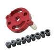 thumbnail image 1 of Kit de Jig Auto-Centre Vertical avec Tige et Bagues de Perceuse Ensemble de Forets Rouge, 1 of 6
