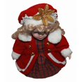 thumbnail image 4 of Muñeca de 30 cm Baoblaze Vestido Rojo Soporte de Metal Porcelana Victoriana, 4 of 8